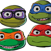 TMNT Kids Party Masks (Pack of 6)