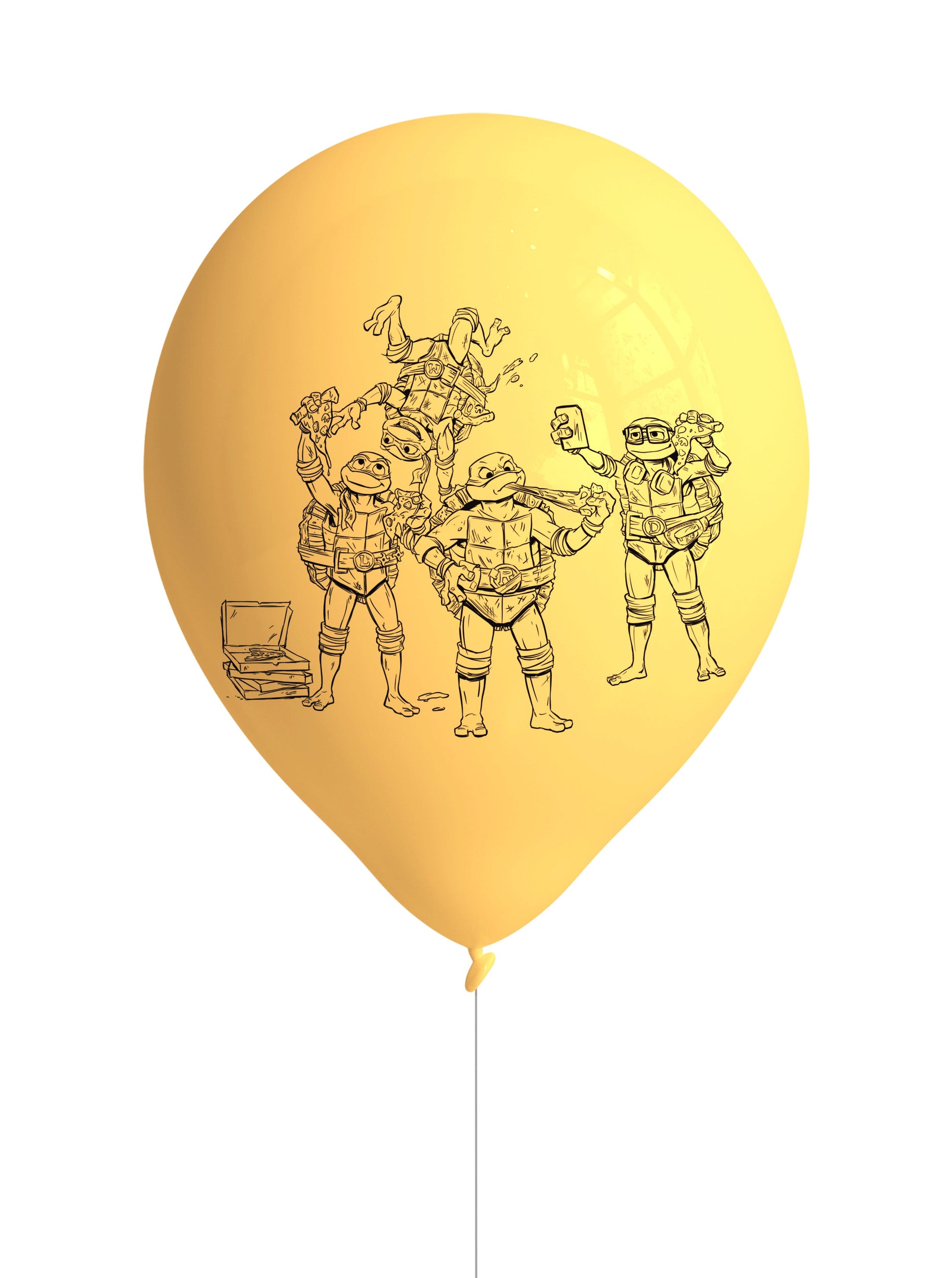 TMNT Latex Party Balloons (Pack of 8) - Anilas UK