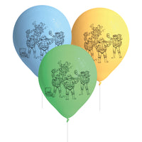 TMNT Latex Party Balloons (Pack of 8)