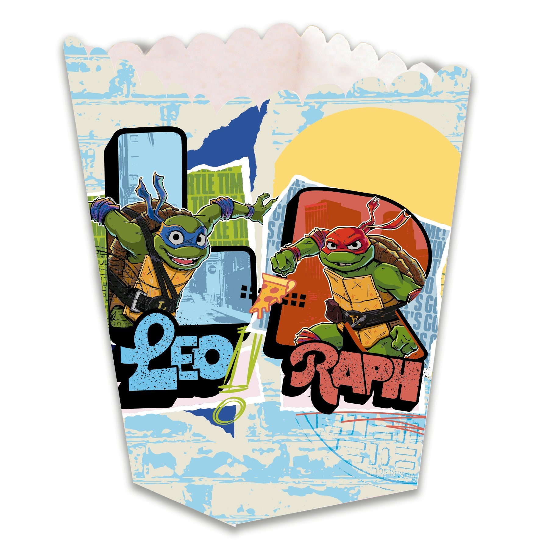 TMNT Popcorn Boxes (Pack of 12) - Anilas UK