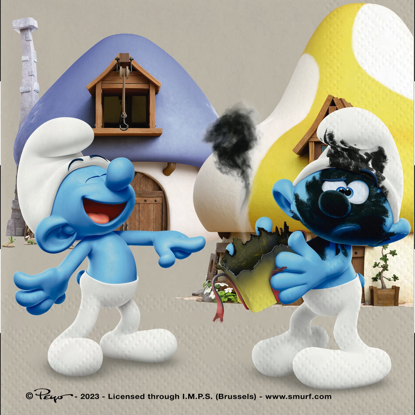 Smurfs Party Napkins (Pack of 20) - Anilas UK