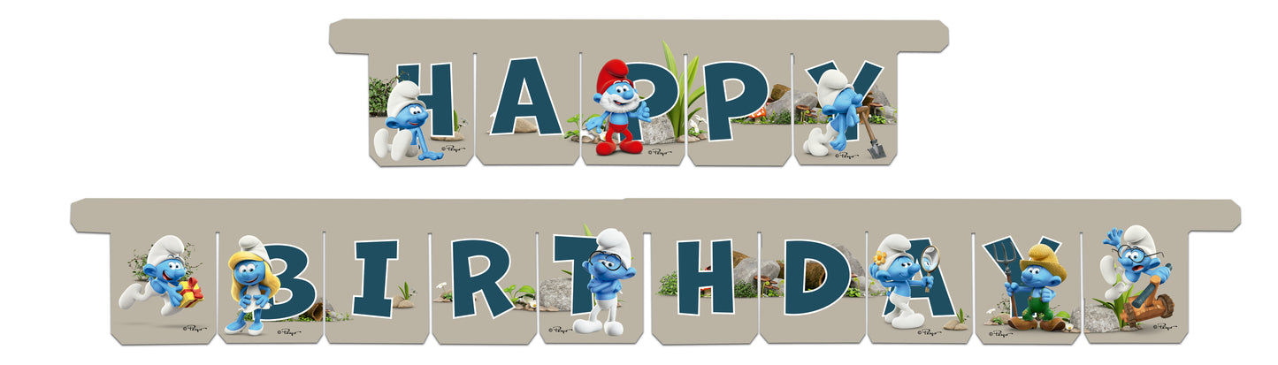 Anila's Smurfs Party Pack for 8 people - Anilas UK