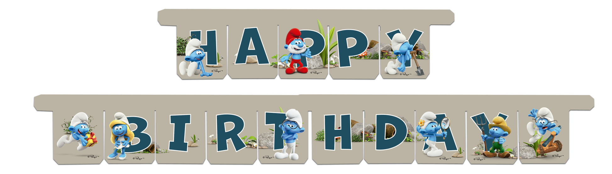 Anila's Smurfs Party Pack for 8 people - Anilas UK