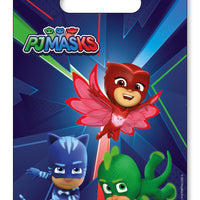 PJ Masks Plastic Party Loot Bags (pack of 6)