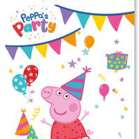 Peppa Plastic Party Loot Bags (pack of 6)