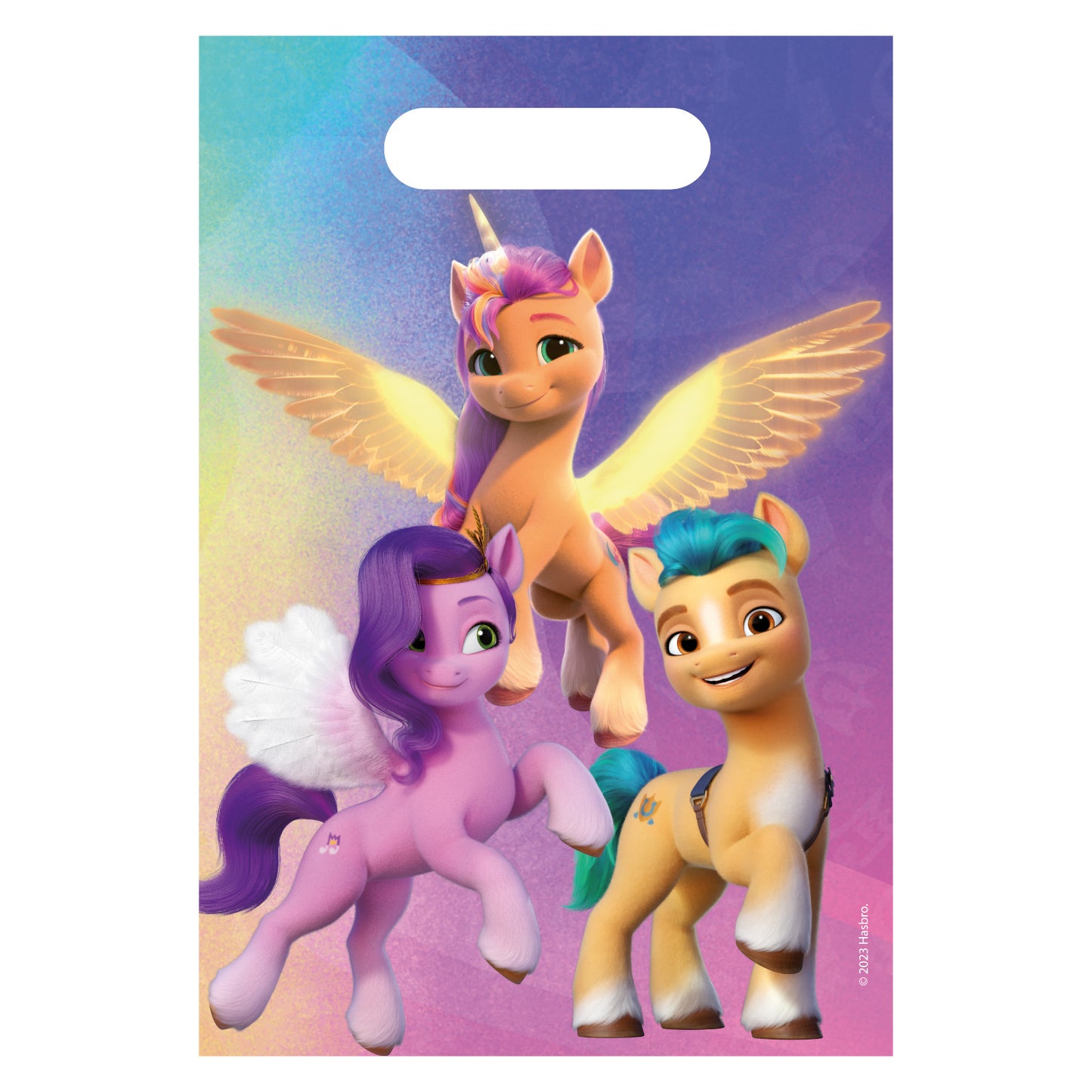 My Little Pony Plastic Party Loot Bags (pack of 6)