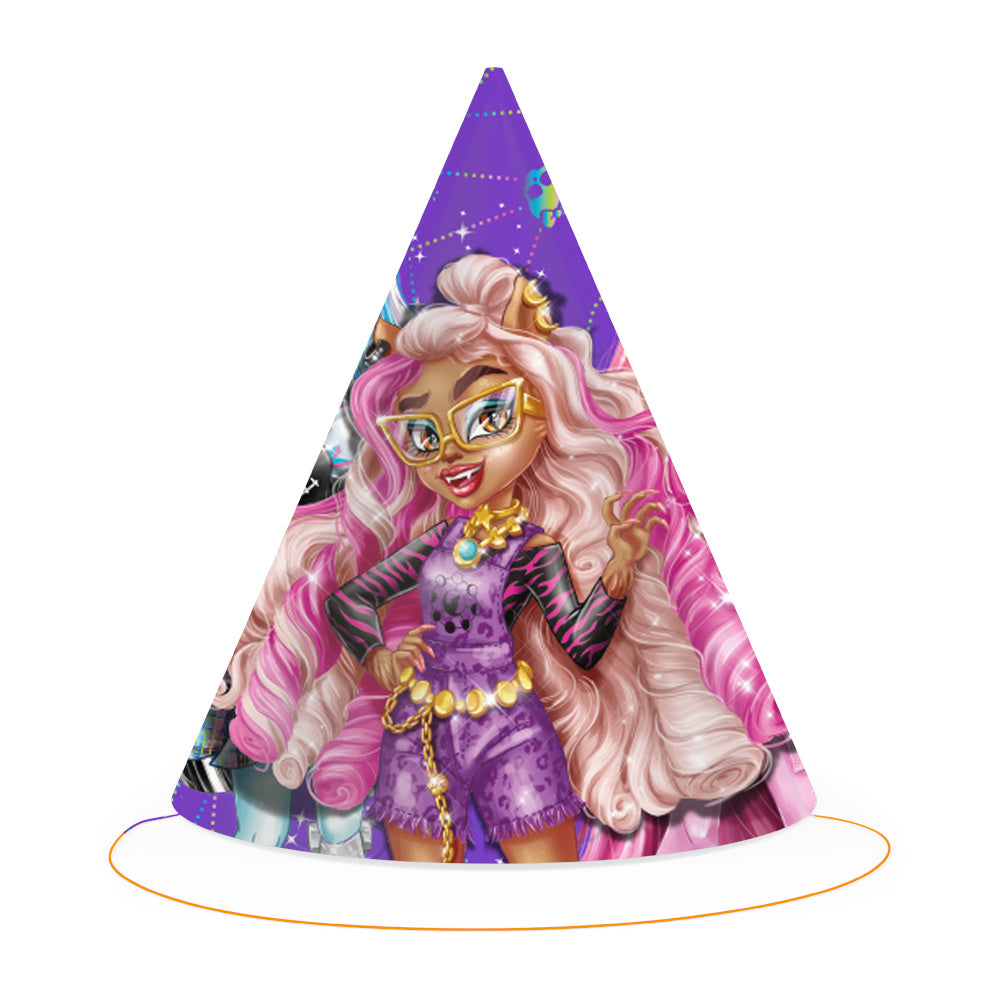 Monster High Party Hats (pack of 6) - Anilas UK