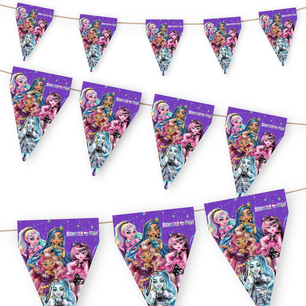 Monster High Party Flag Bunting