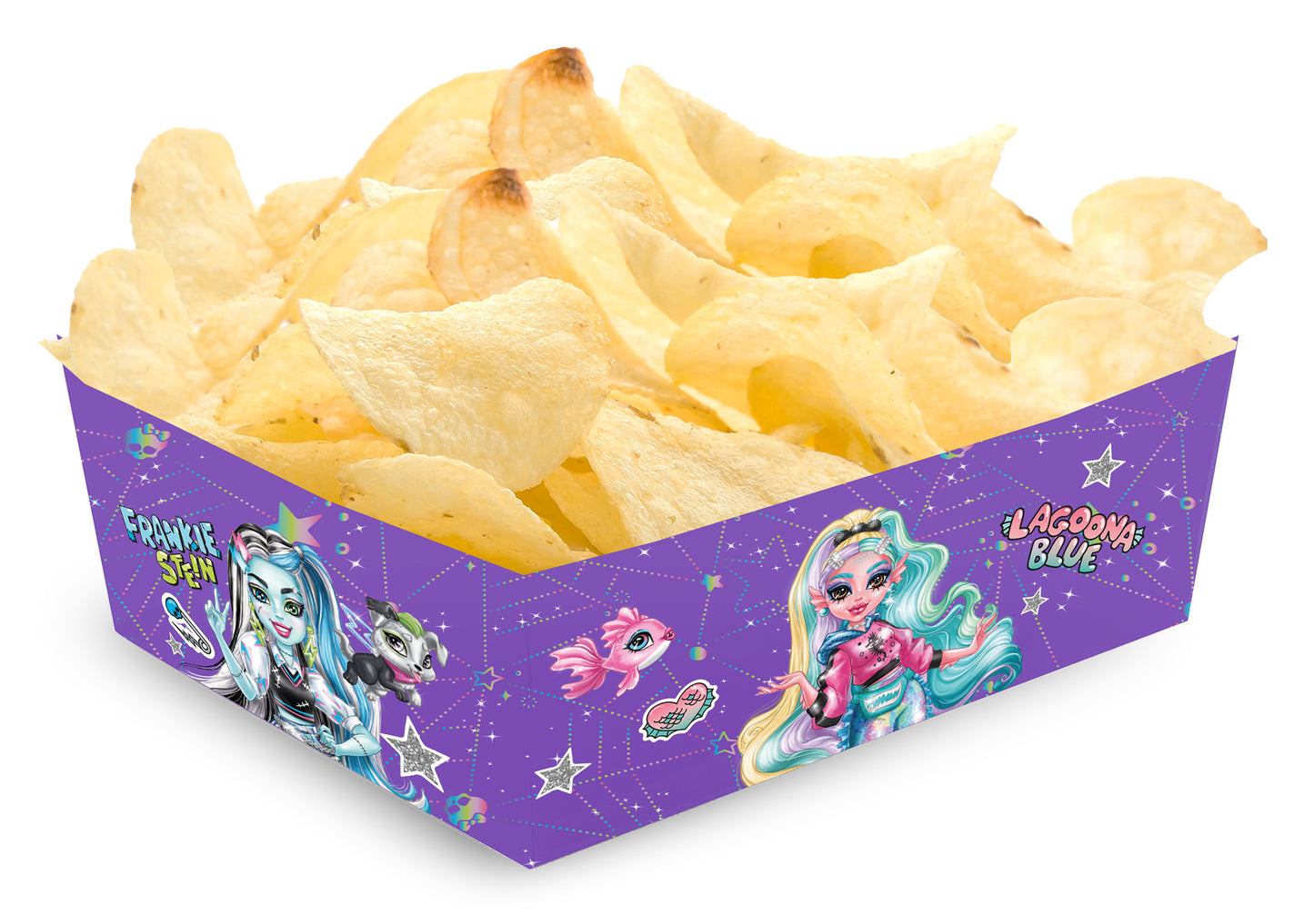 Monster High Party Paper Snack Trays (Pack of 12) - Anilas UK