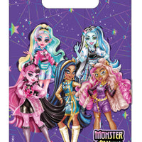 Monster High Party Plastic Loot Bags (pack of 6)