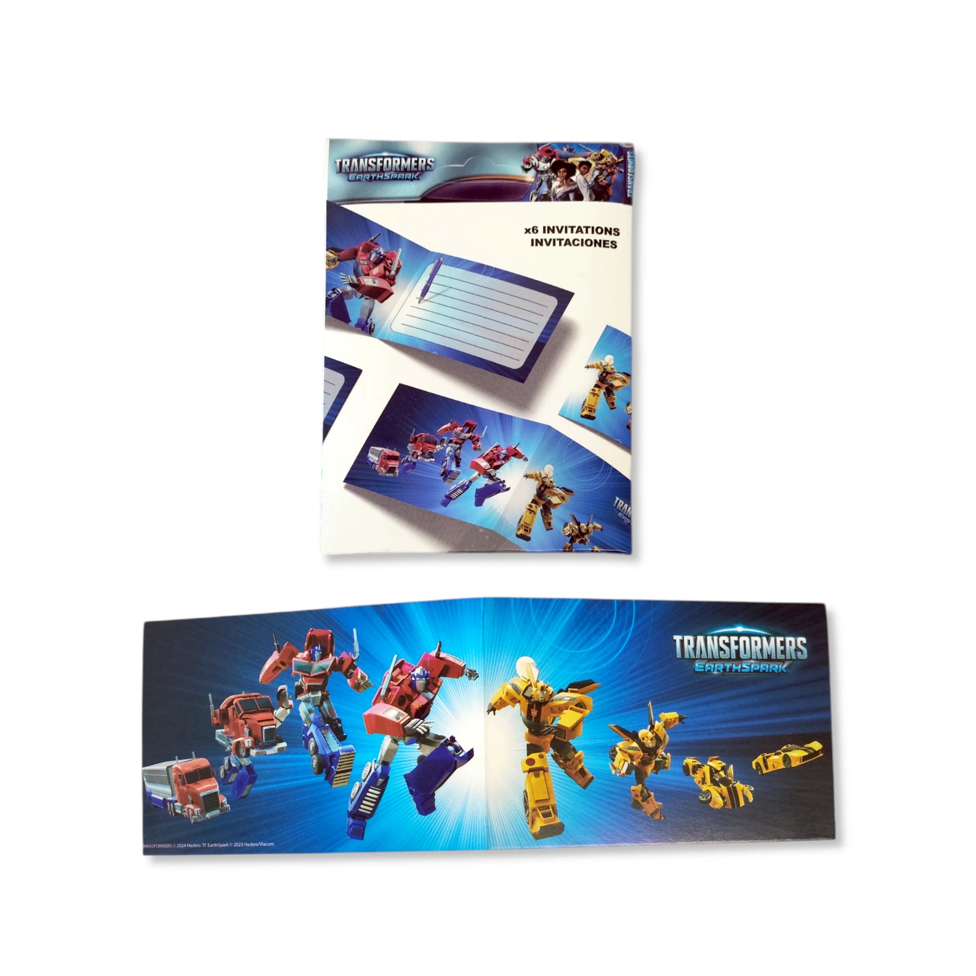 Transformers Invitations (pack of 6) - Anilas UK