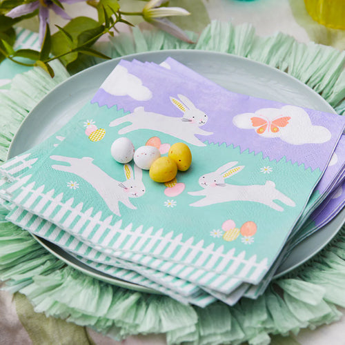 Easter Bunny Napkins (Pack of 20) - Anilas UK
