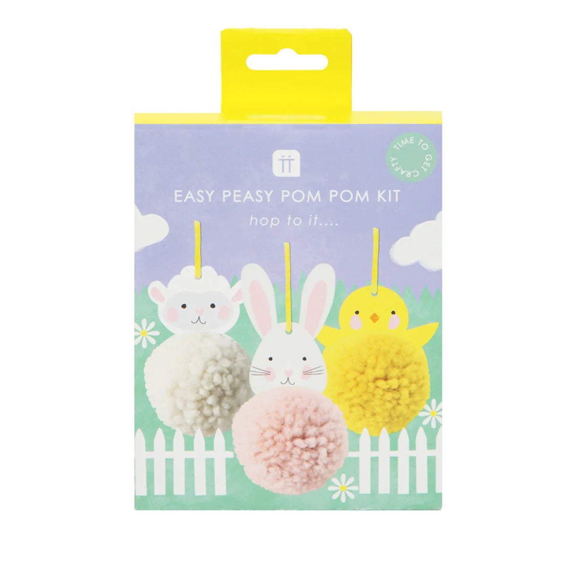 Easter Animals Pom Pom Kit - 6 Pack - Anilas UK