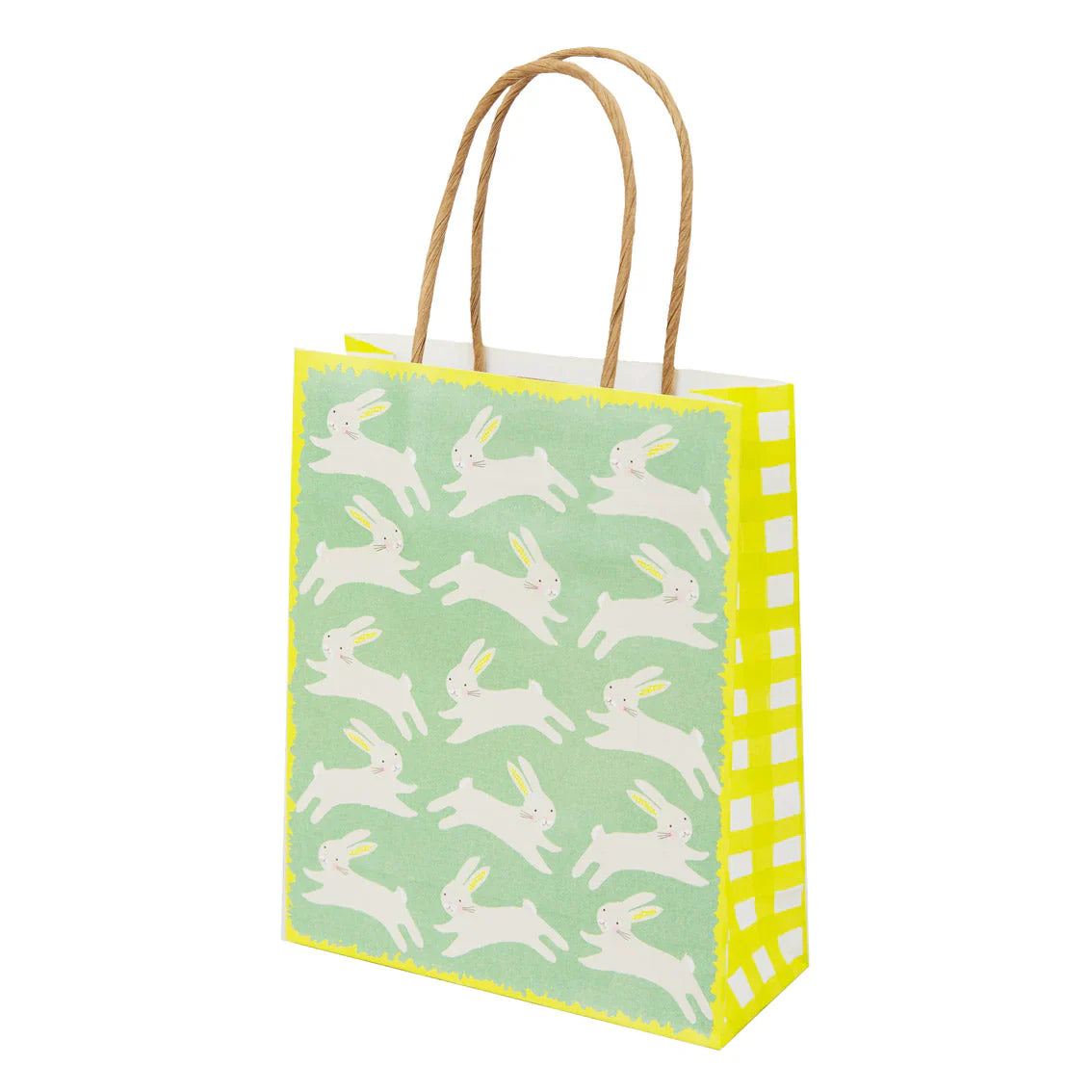 Green Bunny Easter Party Bags (Pack of 8) - Anilas UK