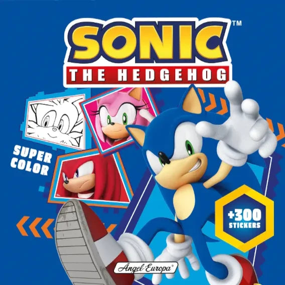Sonic Super Coluor - Colouring and Stickers - Anilas UK