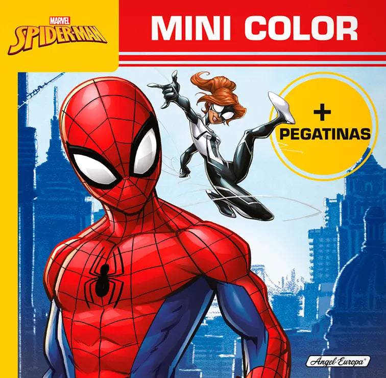 Marvel Spider-Man Colouring Book with Stickers 12 pages - Anilas UK