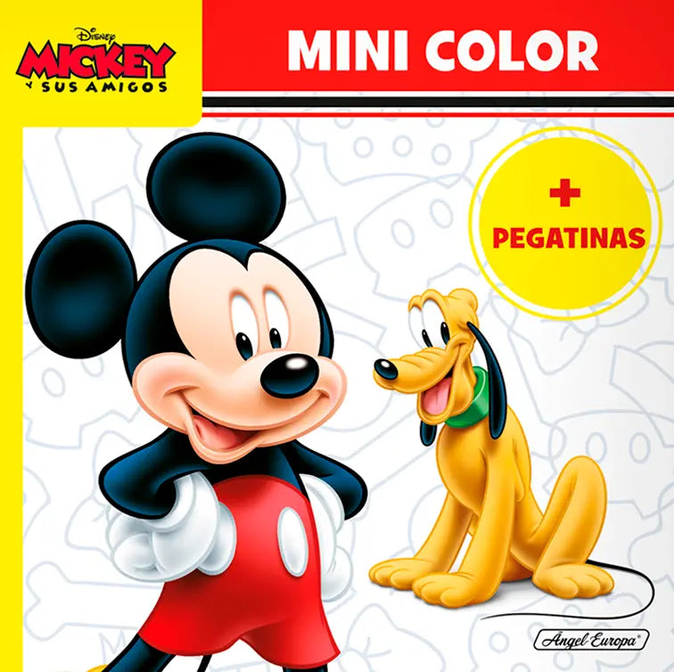 Disney Mickey Colouring Book with Stickers 12 pages - Anilas UK