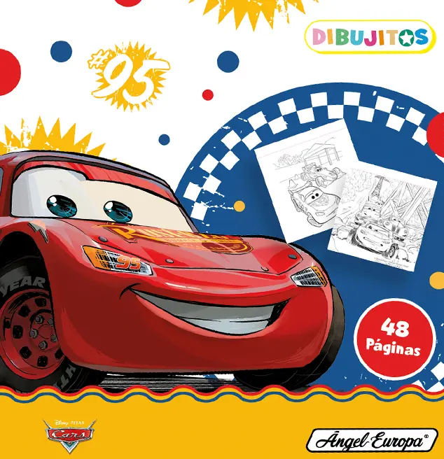 Disney Cars Mini Colouring Book, 48 pages - Anilas UK