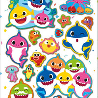 Baby Shark Reusable Foiled Stickers - Anilas UK