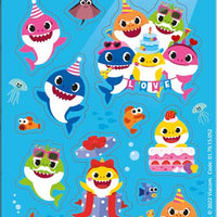 Baby Shark Party Sticker Pack - Anilas UK