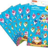 Baby Shark Party Sticker Pack - Anilas UK