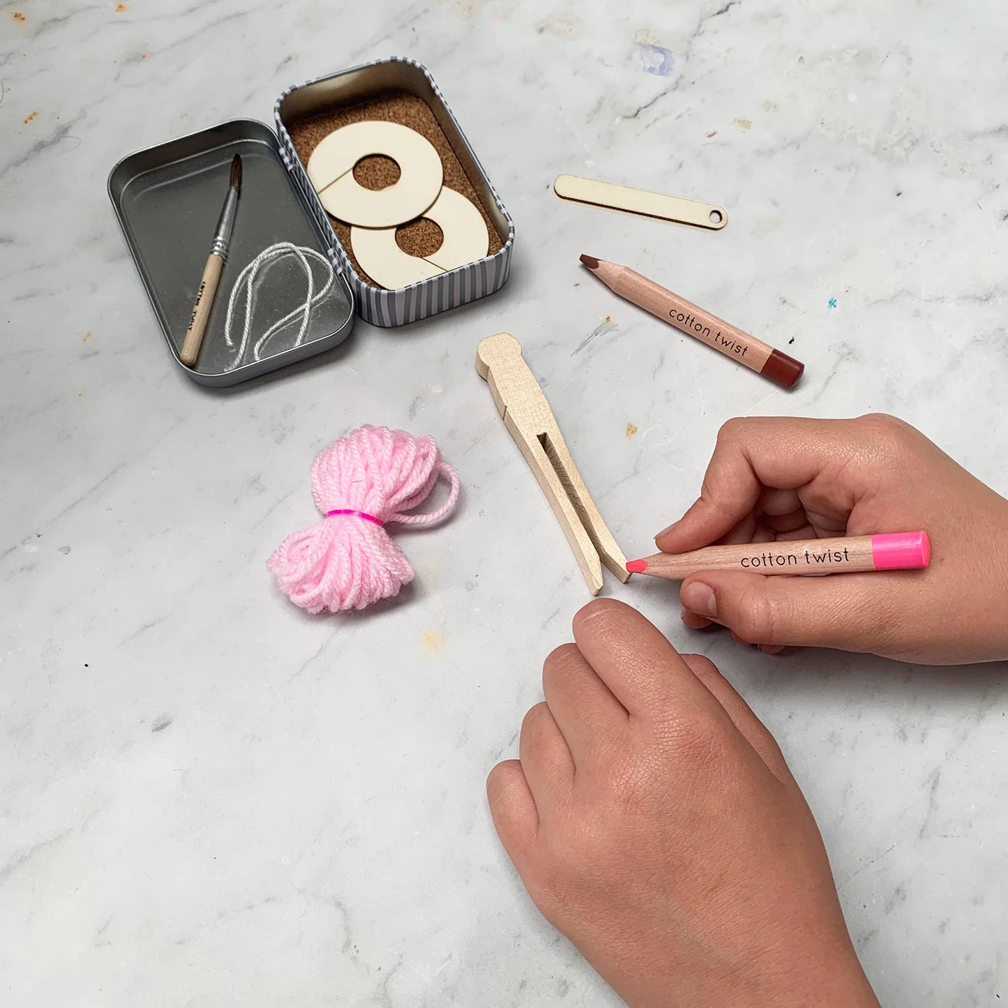 Pom Pom Ballerina Gift Tin - Anilas UK