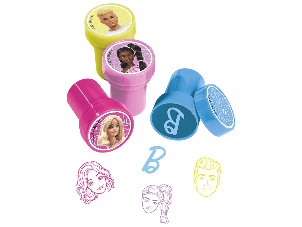 Barbie Self Inking Stamps, Set of 12 - Anilas UK