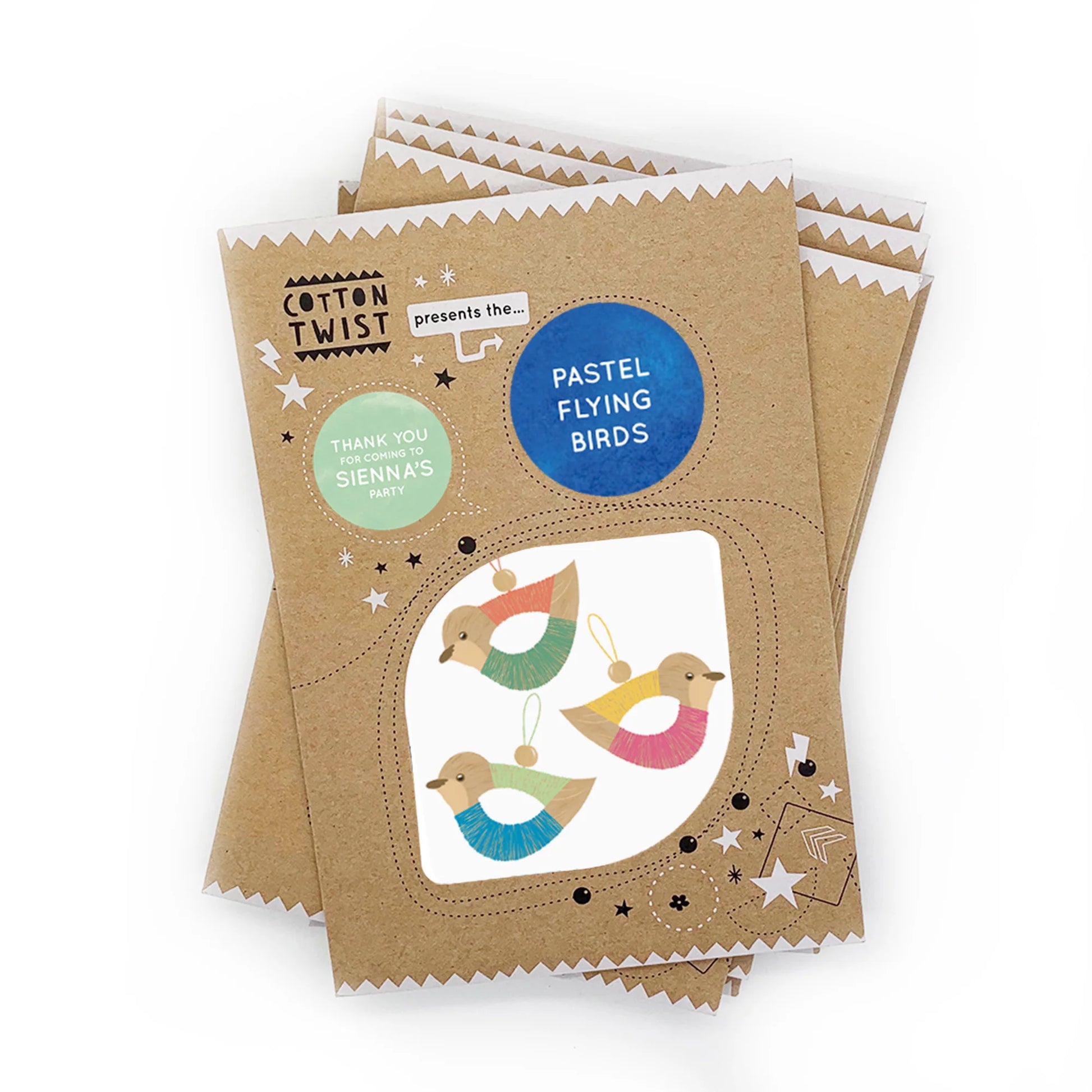 Make Your Own Pastel Flying Bird Decorations - Anilas UK