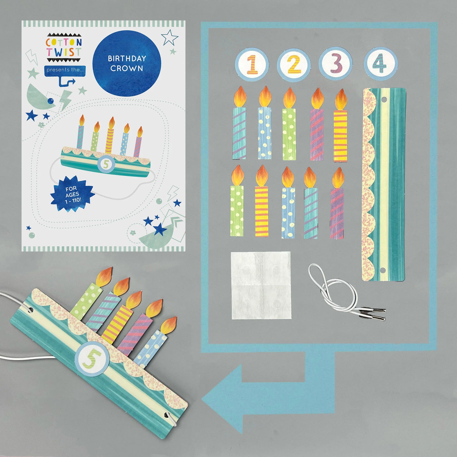 Make Your Own Birthday Crown Kit - Anilas UK