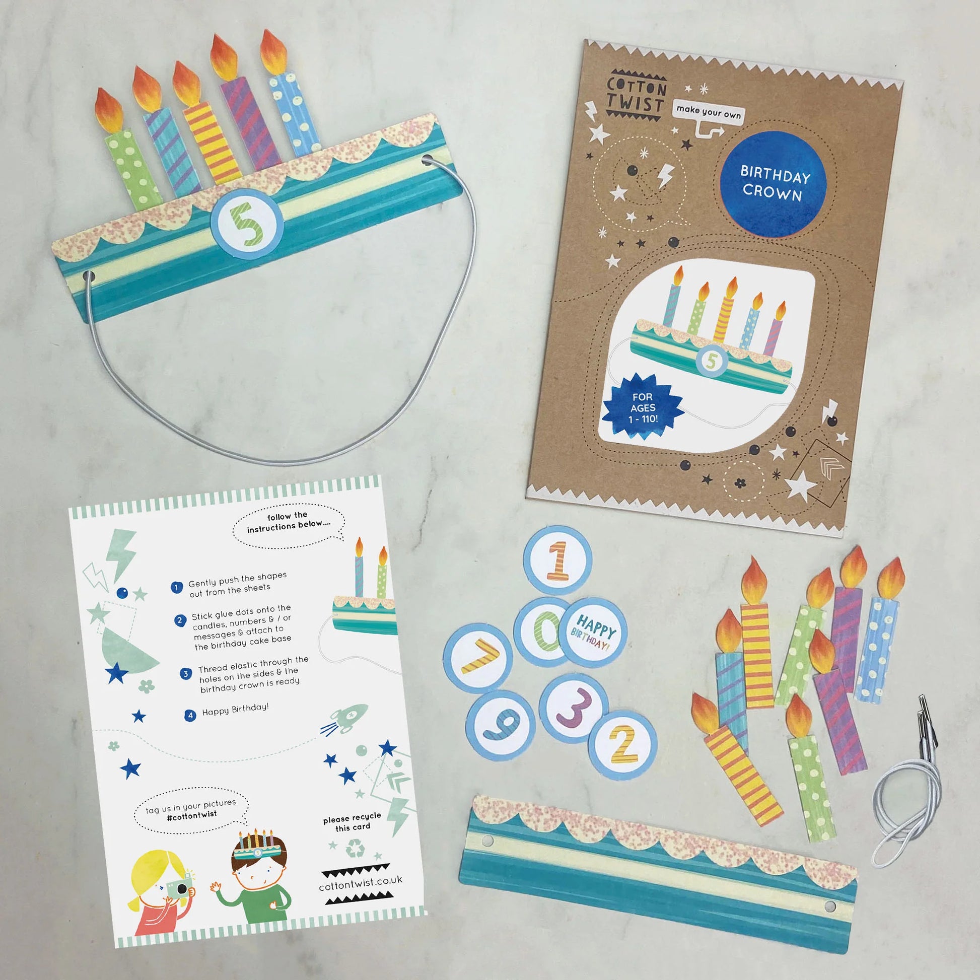 Make Your Own Birthday Crown Kit - Anilas UK