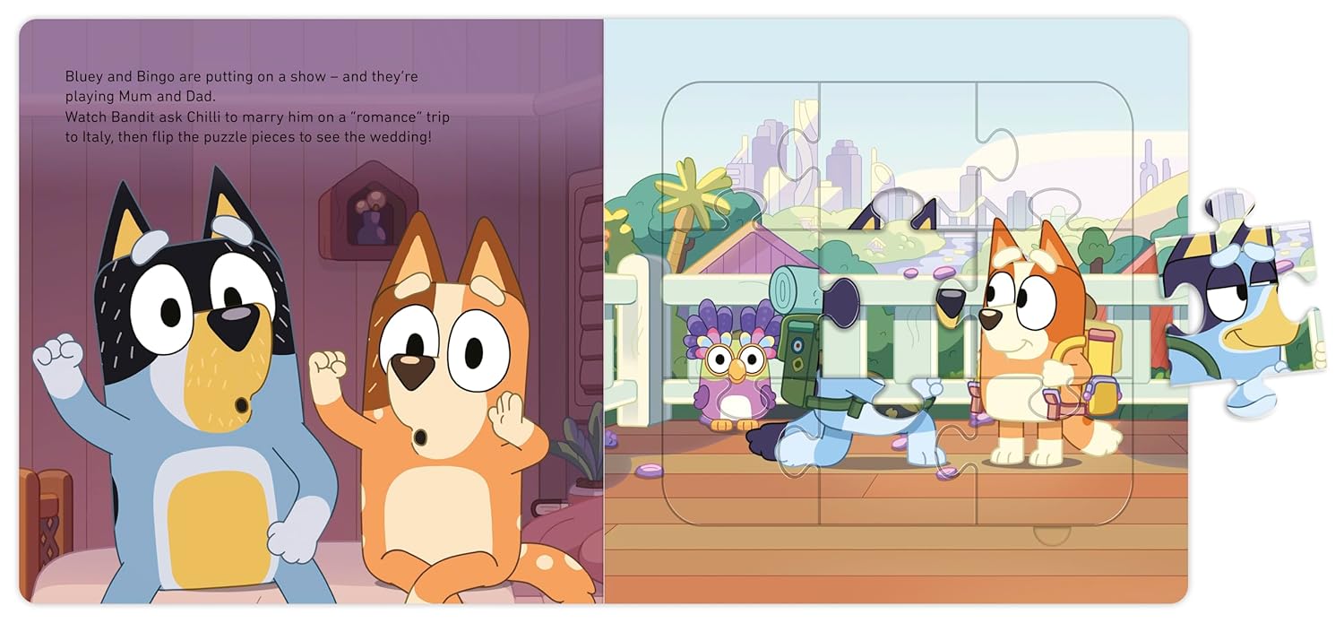 Bluey A Jigsaw Puzzle Book - Anilas UK