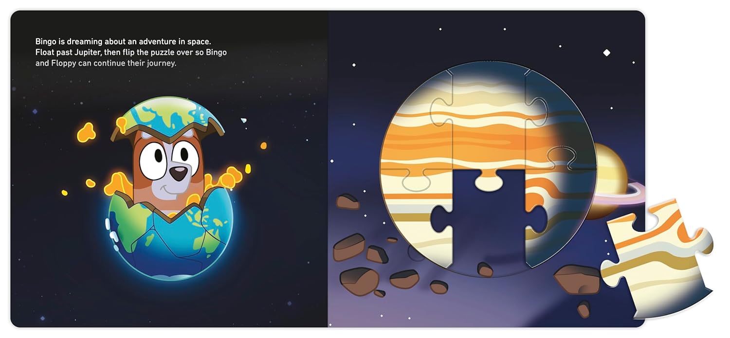 Bluey A Jigsaw Puzzle Book - Anilas UK