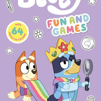 Bluey Fun and Games Colouring Book - Anilas UK