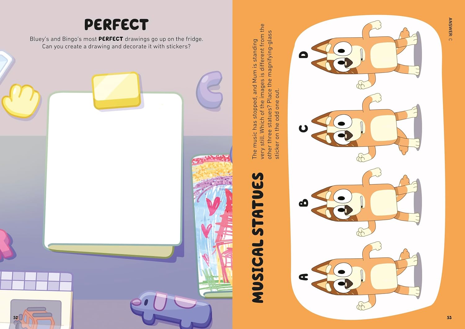 Bluey: Super Stickers An Activity Book - Anilas UK