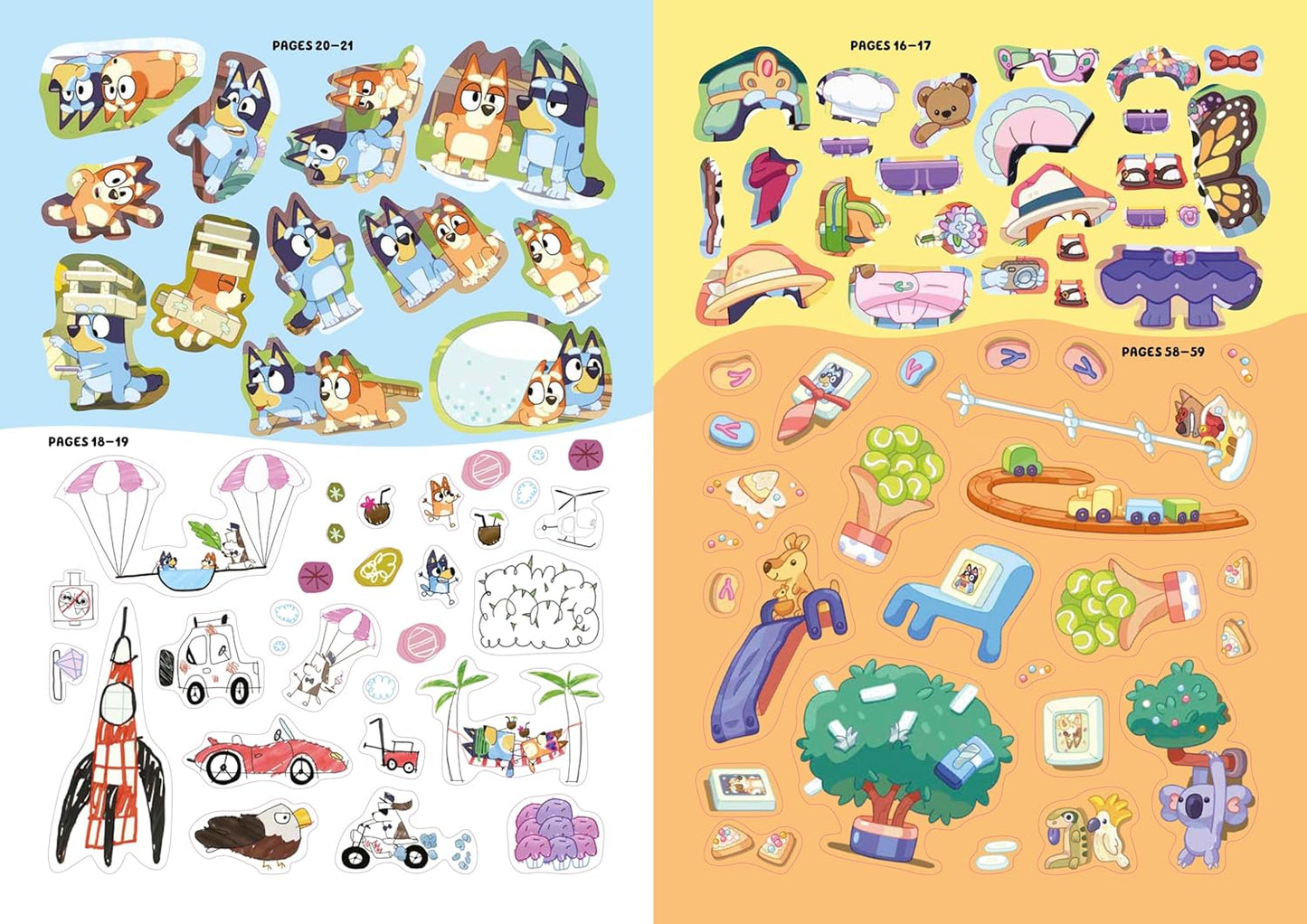 Bluey: Super Stickers An Activity Book - Anilas UK