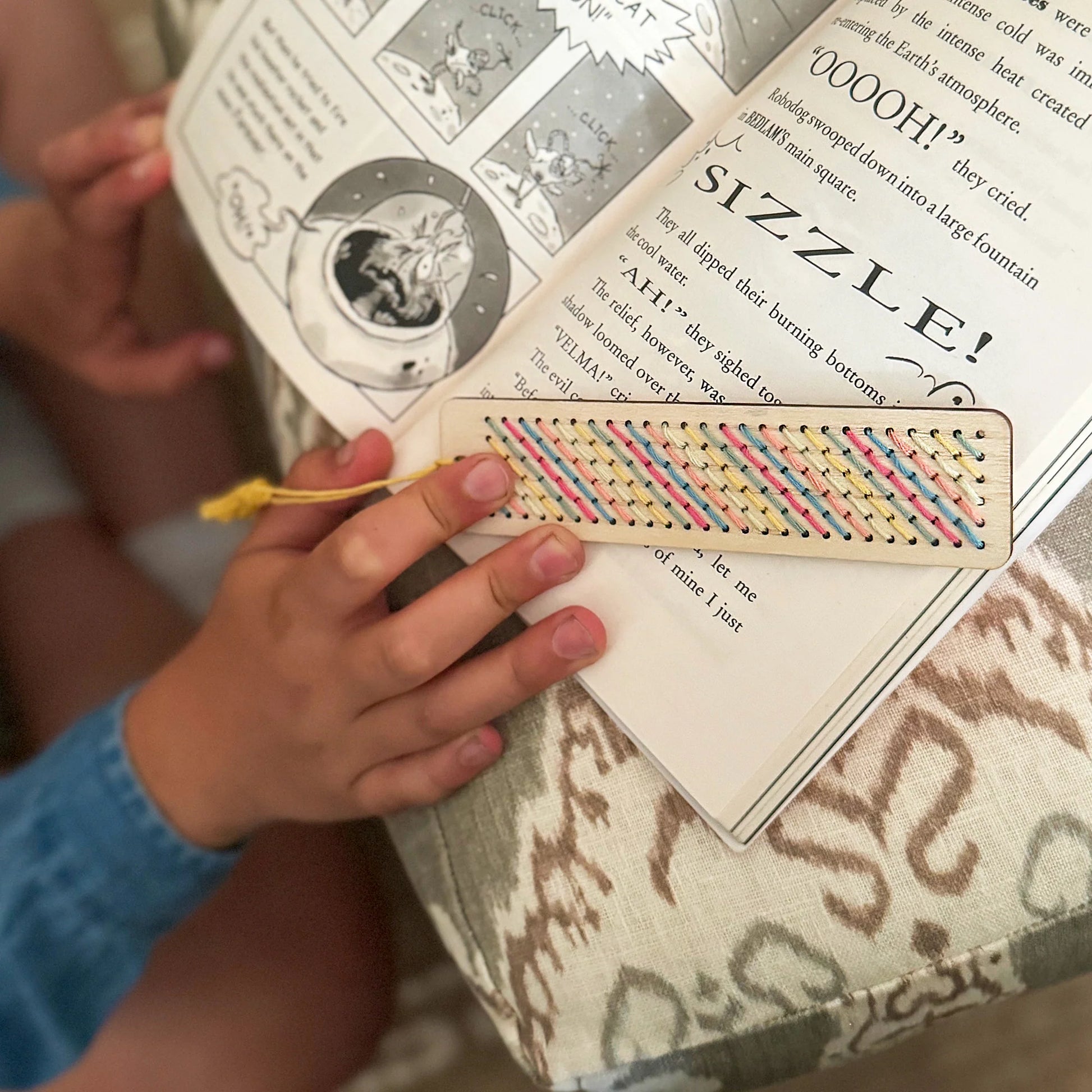 Make Your Own Stitched Tassel Bookmark - Anilas UK