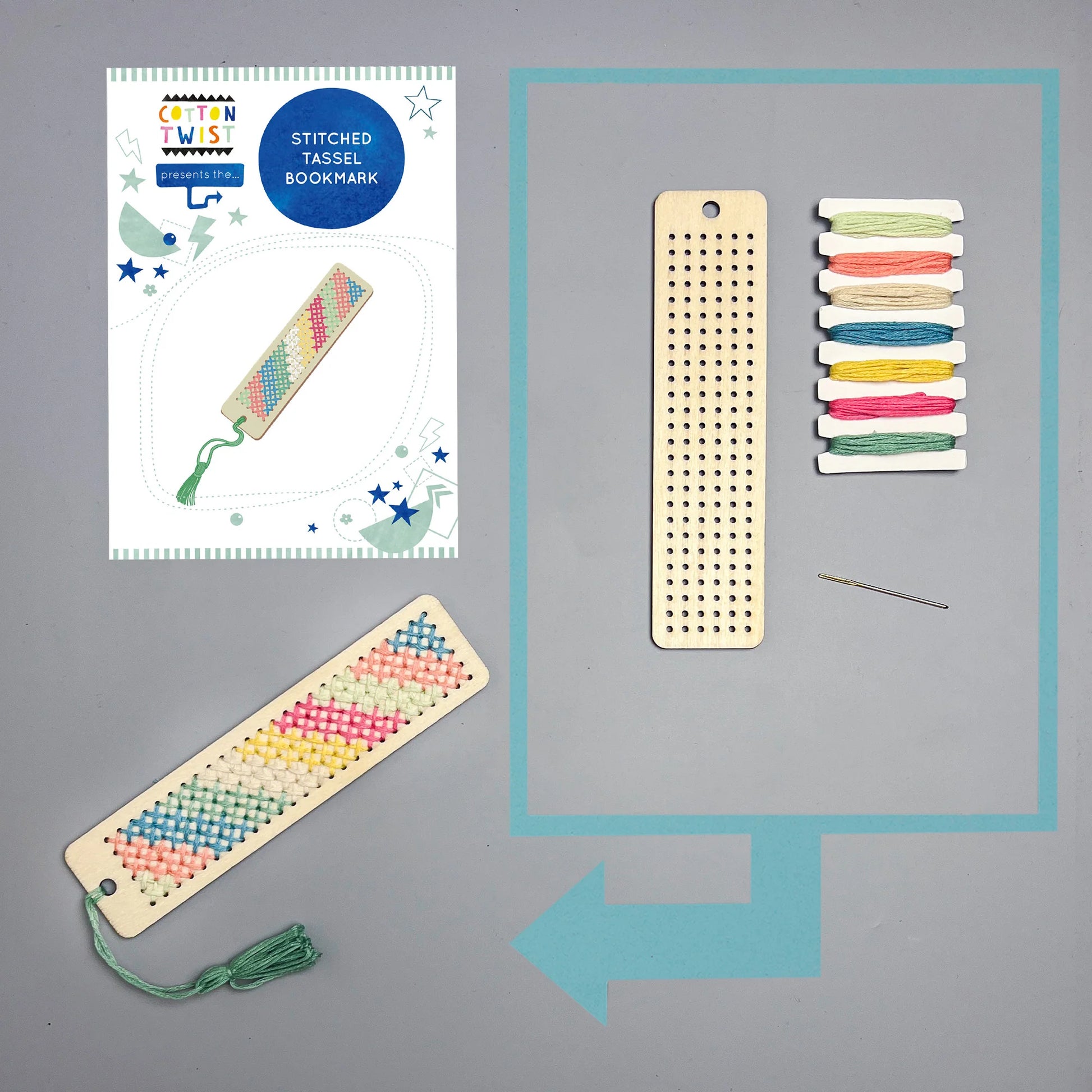 Make Your Own Stitched Tassel Bookmark - Anilas UK