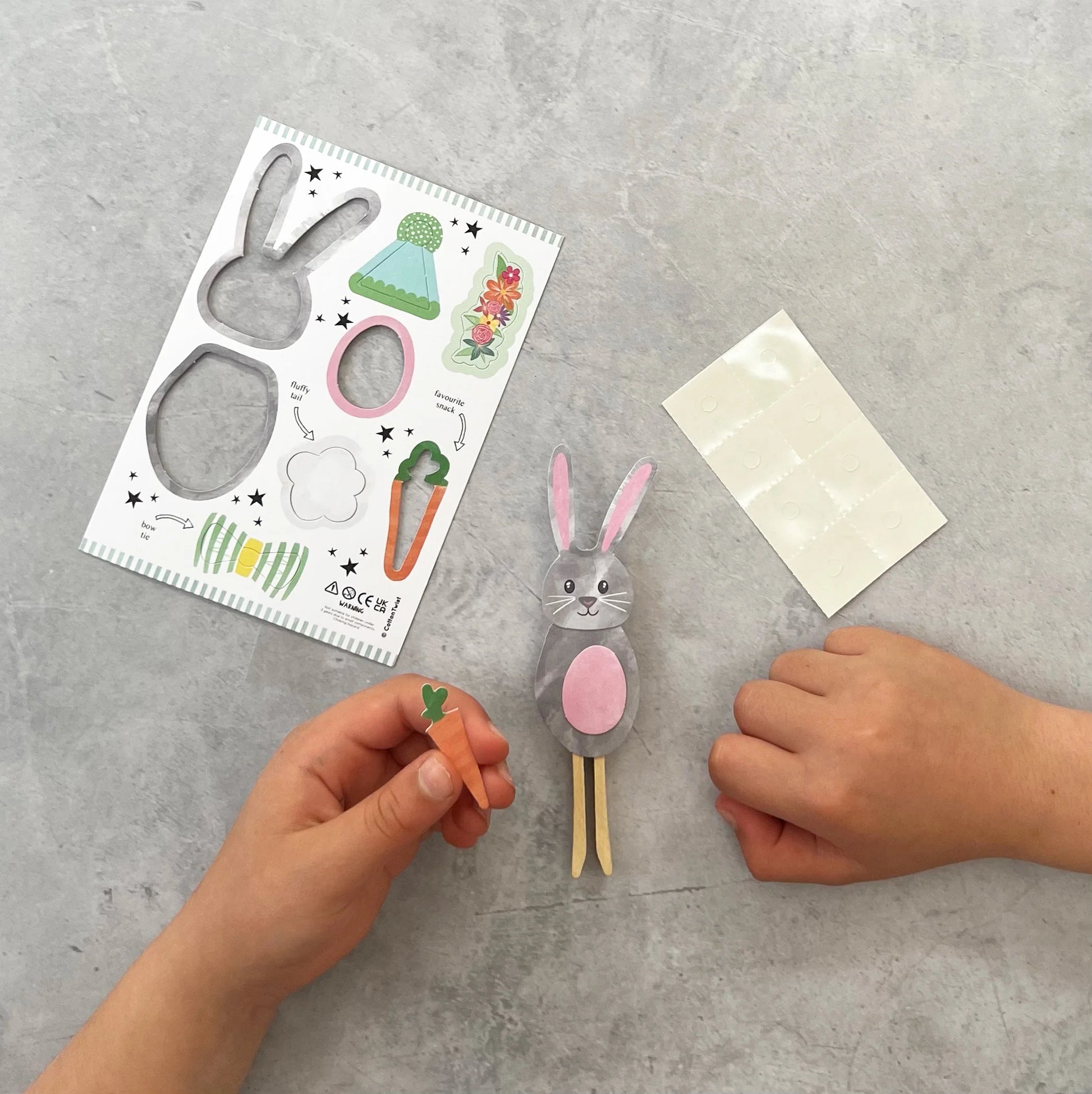 Make Your Own Bunny Peg Doll - Anilas UK