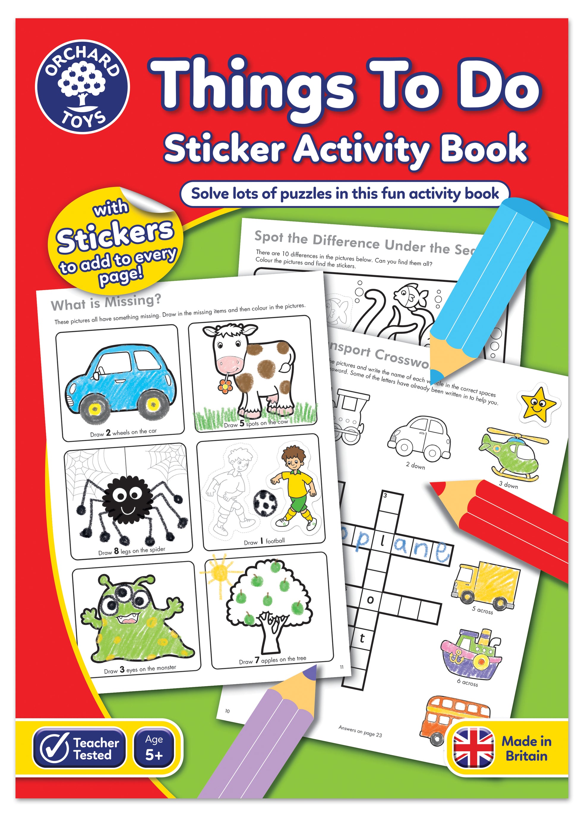 Things To Do Activity Book - Anilas UK