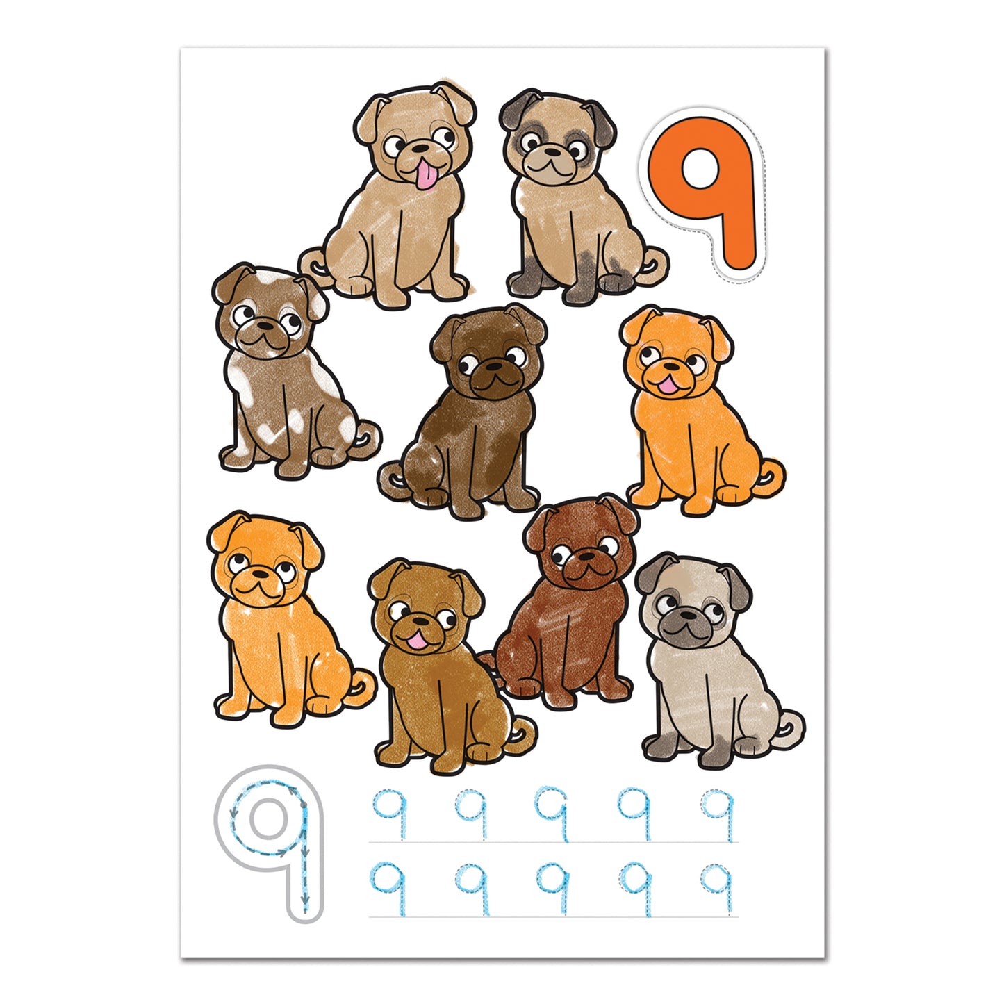 1-20 Colouring Book - Anilas UK
