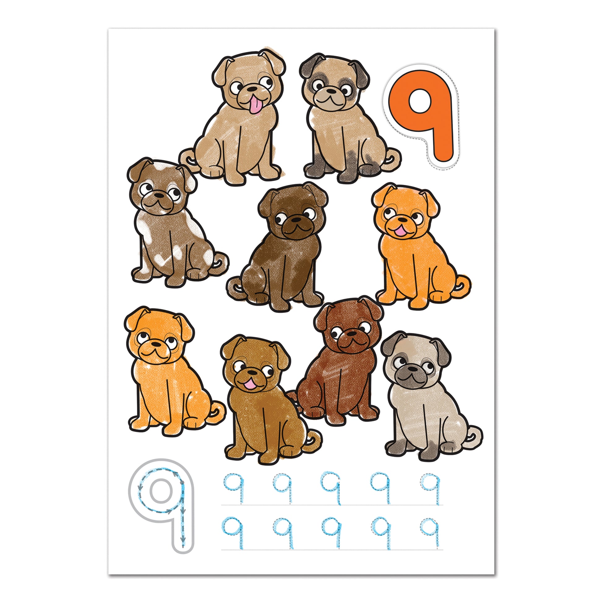 1-20 Colouring Book - Anilas UK