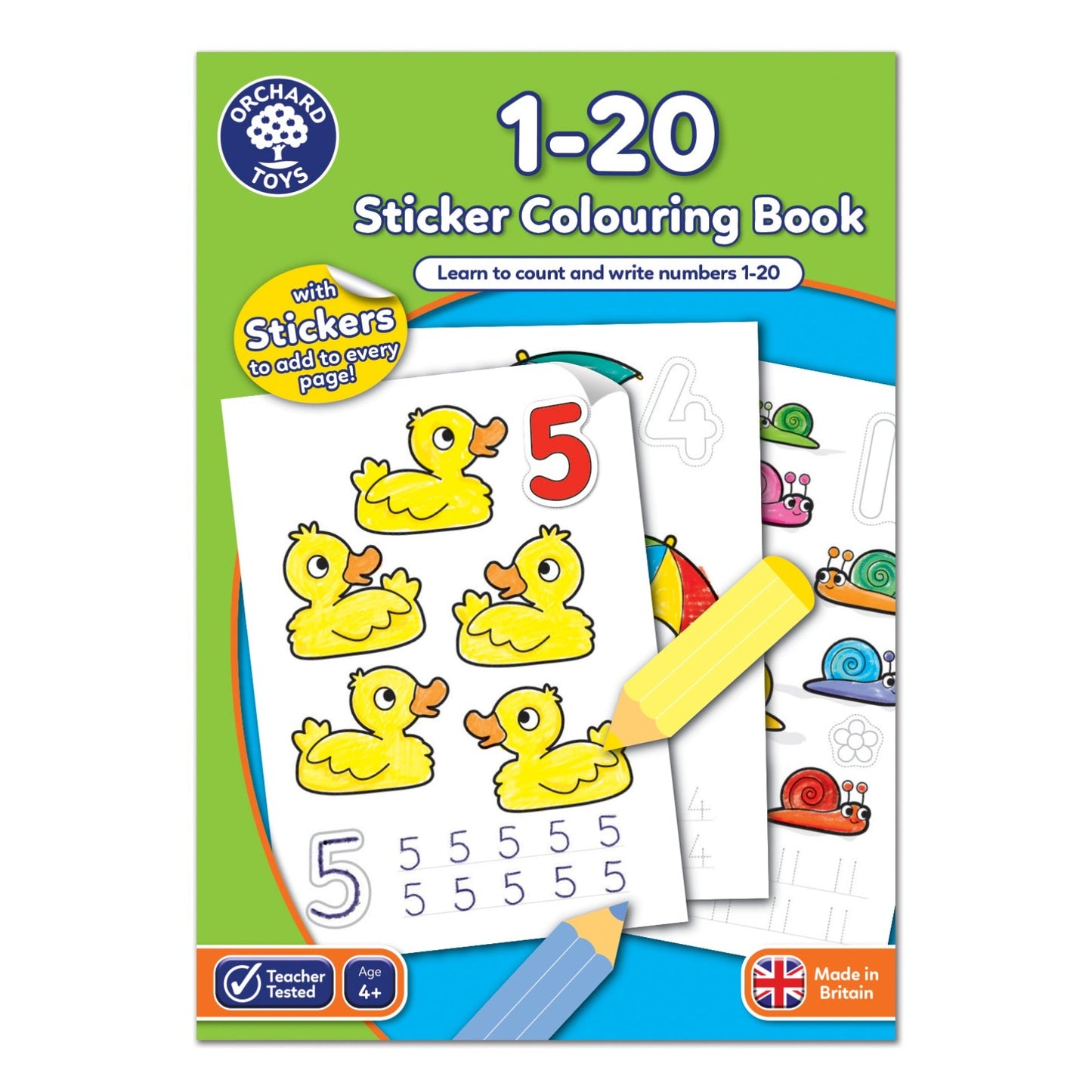 1-20 Colouring Book - Anilas UK