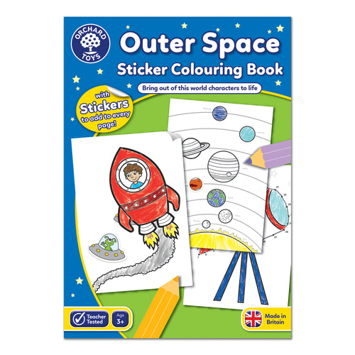 Outer Space Colouring Book - Anilas UK