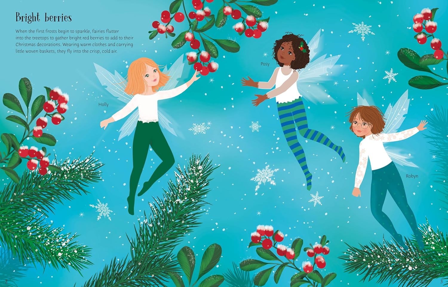 Sticker Dolly Dressing Christmas Fairies Book - Anilas UK