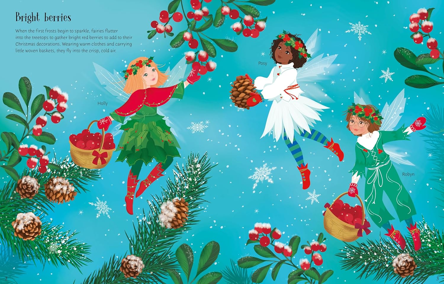 Sticker Dolly Dressing Christmas Fairies Book - Anilas UK