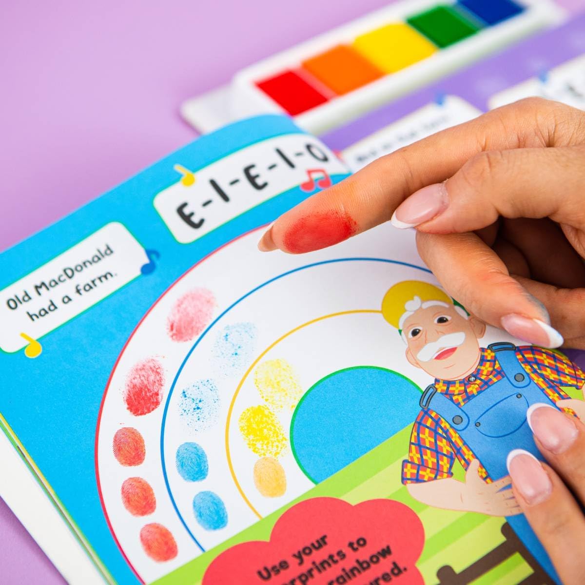 CoComelon Finger Painting Book - Anilas UK