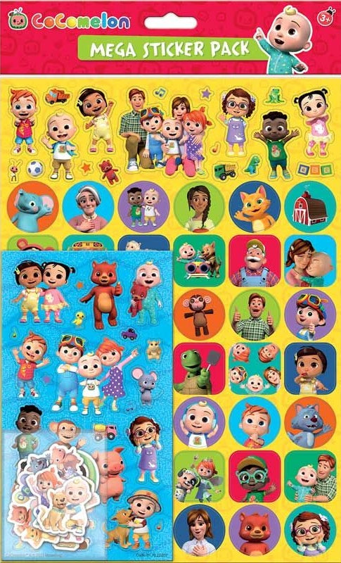 Cocomelon Mega Sticker Pack - Anilas UK