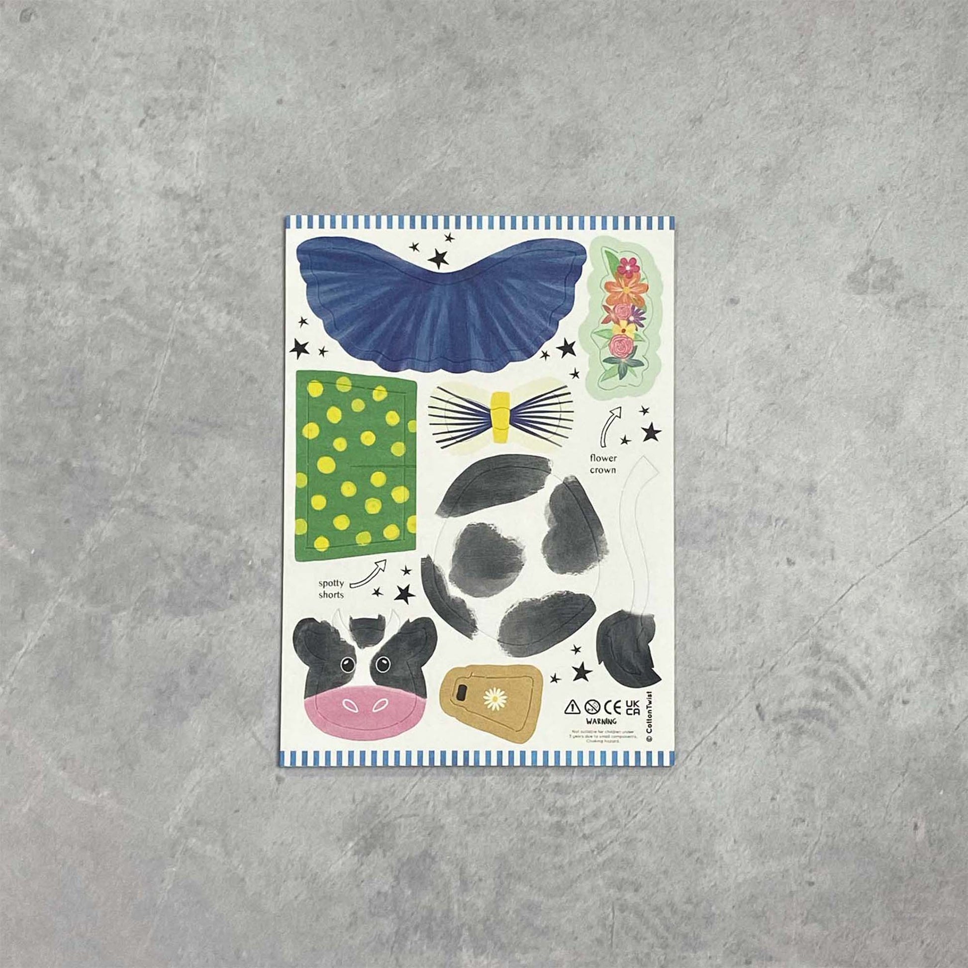 Make Your Own Cow Peg Doll - Anilas UK