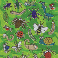 Creepy Crawlies Sparkle Stickers Sheet