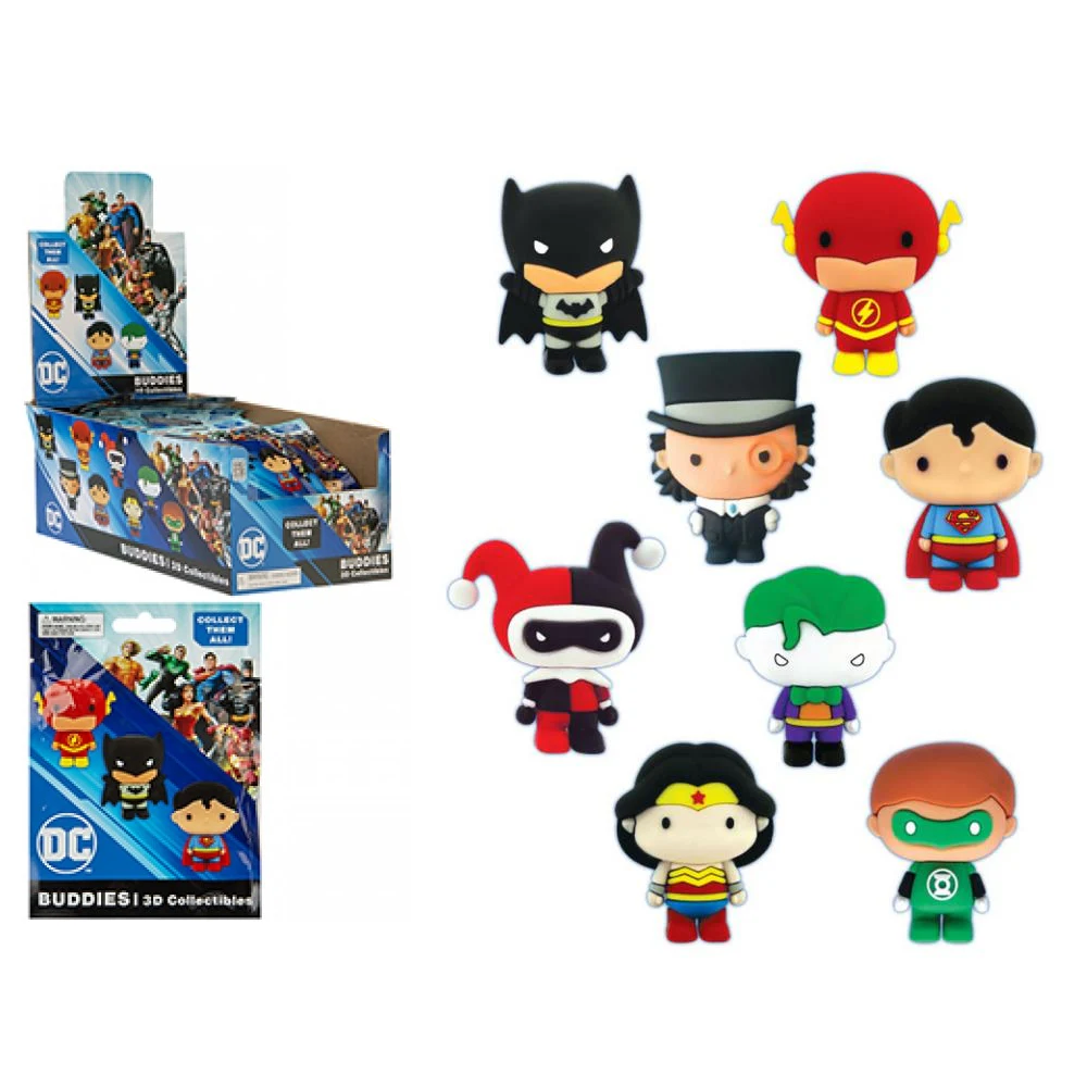 DC Buddies 3D Figures In Blind Bags